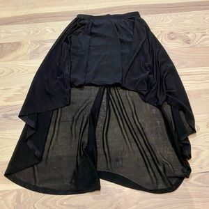 Forever 21 High-lo Skirt Black